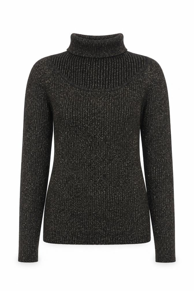 H&M Womens Multicoloured Round Neck  Viscose Pullover Jumper Size M