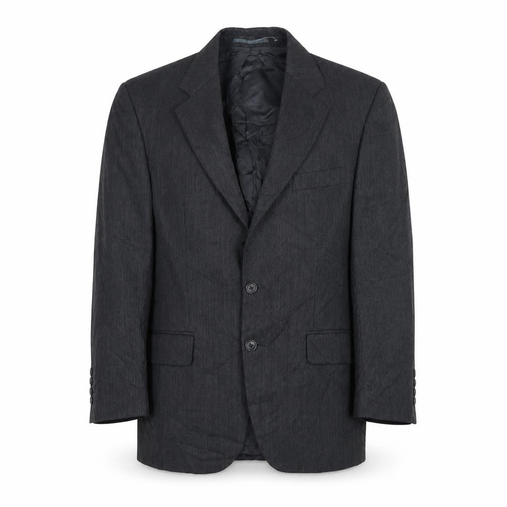 Mr Harry Mens Grey  Polyester Jacket Suit Jacket Size 38