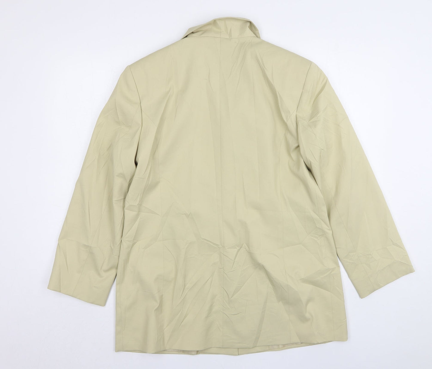 Vestino Womens Beige  Polyester Jacket Suit Jacket Size 16