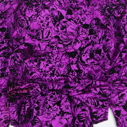 Preloved Dorothy Perkins Womens Purple Floral Polyester Jacket Blazer Size 10 - Label