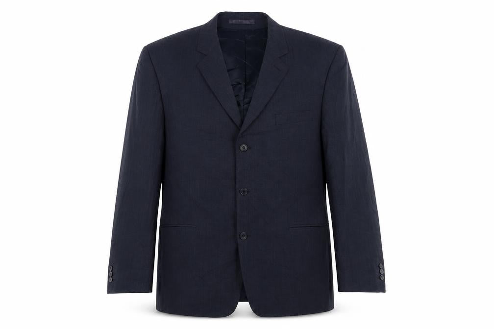 Karl Jackson  Mens Blue  Wool Jacket Suit Jacket Size 44