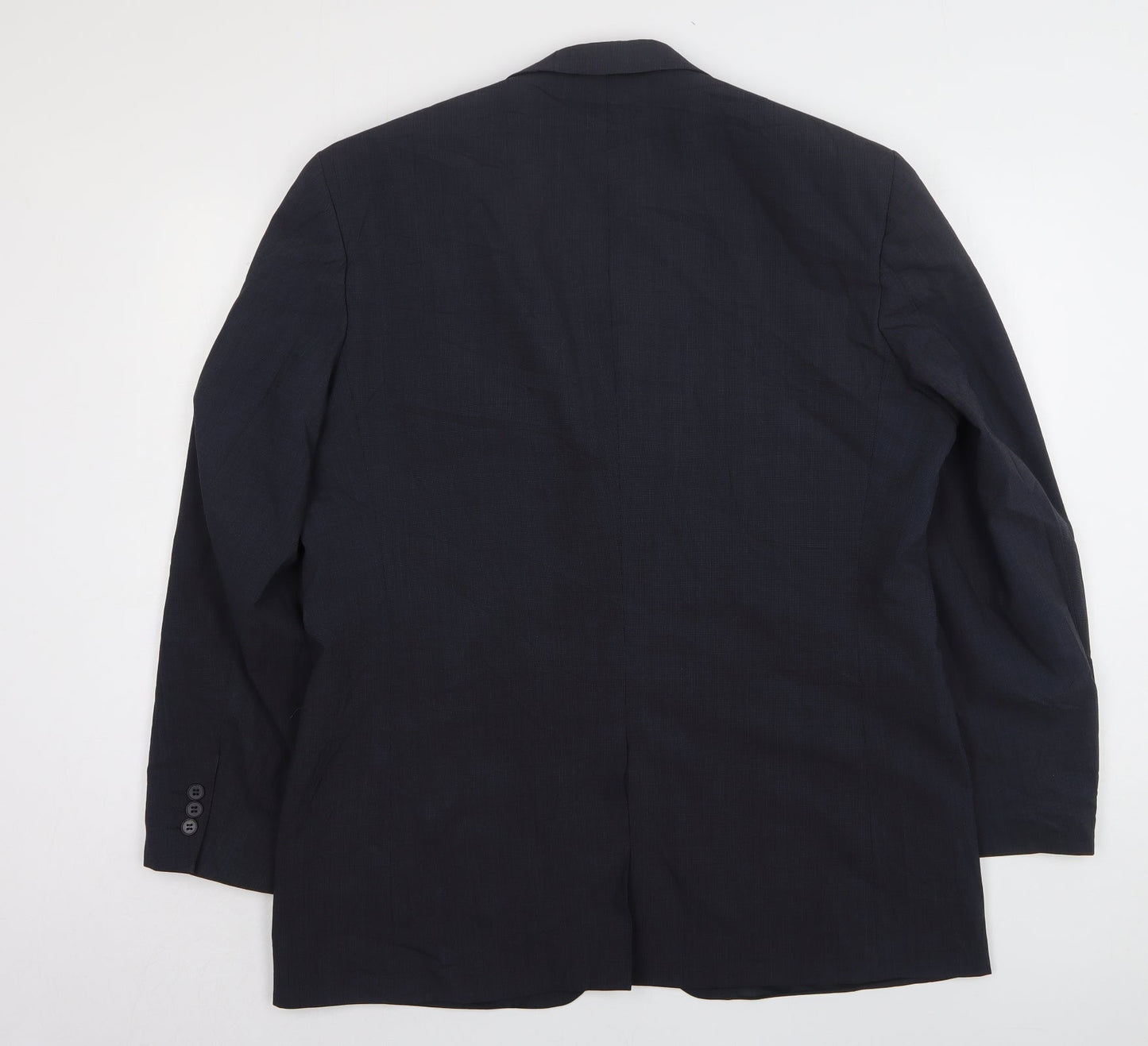 Karl Jackson  Mens Blue  Wool Jacket Suit Jacket Size 44