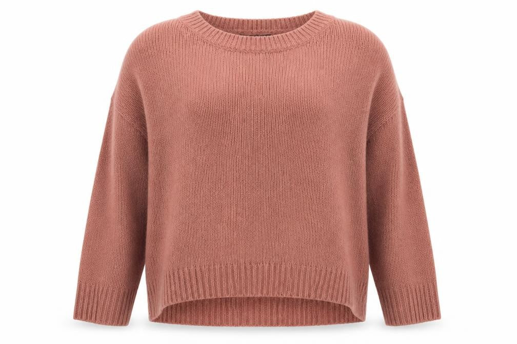 New Look Womens Pink Round Neck  Acrylic Pullover Jumper Size L