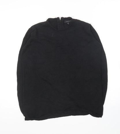 Preloved Atmosphere Womens Black Round Neck  Viscose Pullover Jumper Size 10 - Front