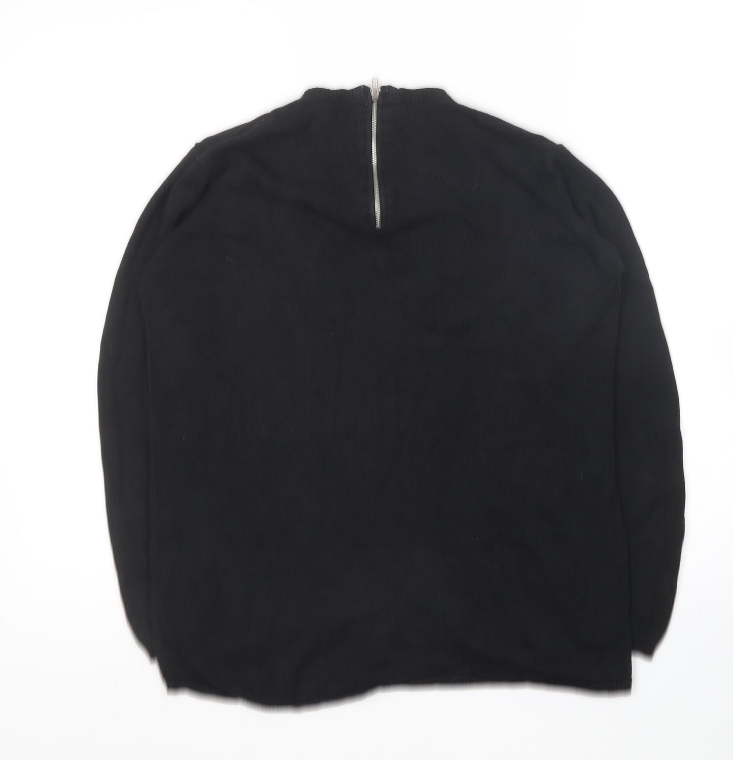 Atmosphere Womens Black Round Neck  Viscose Pullover Jumper Size 10