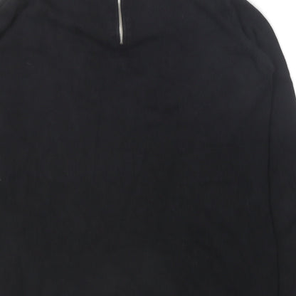 Preloved Atmosphere Womens Black Round Neck  Viscose Pullover Jumper Size 10 - Label
