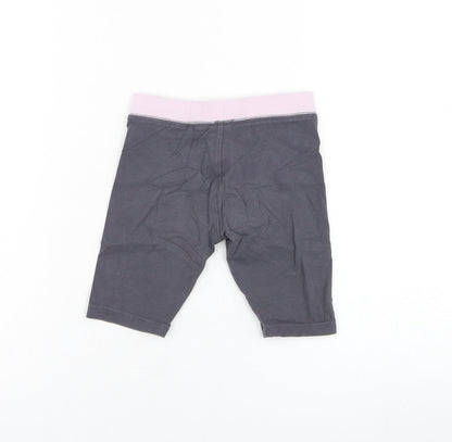 Next Girls Grey  Cotton Biker Shorts Size 5 Years  Regular  - Mickey Mouse