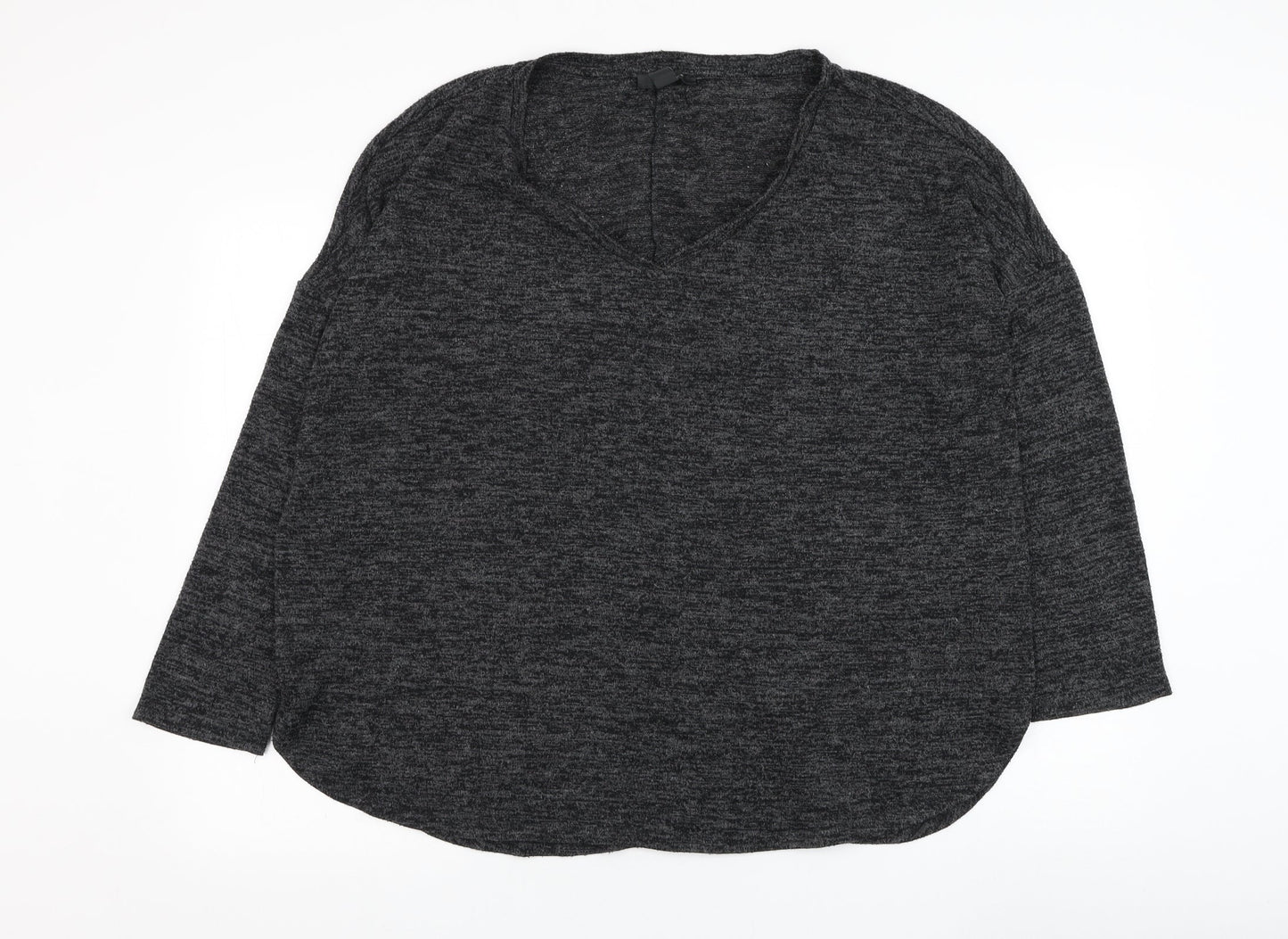 Primark Womens Grey Round Neck  Polyester Pullover Jumper Size 14