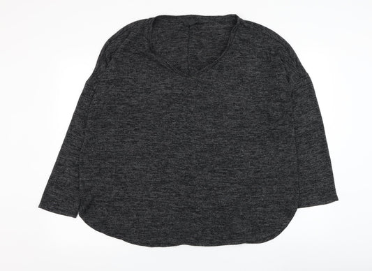Primark Womens Grey Round Neck  Polyester Pullover Jumper Size 14