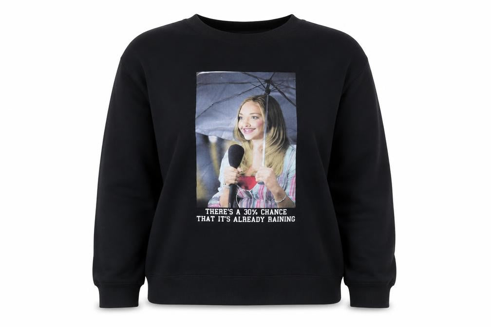 Mean Girls  Womens Black  Cotton Pullover Sweatshirt Size L  Pullover