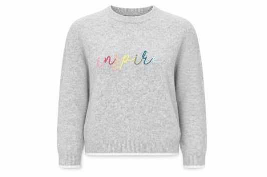 Springfield Womens Grey Crew Neck  Acrylic Pullover Jumper Size S