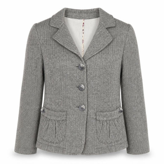Oasis Womens Black   Jacket  Size 8  Button