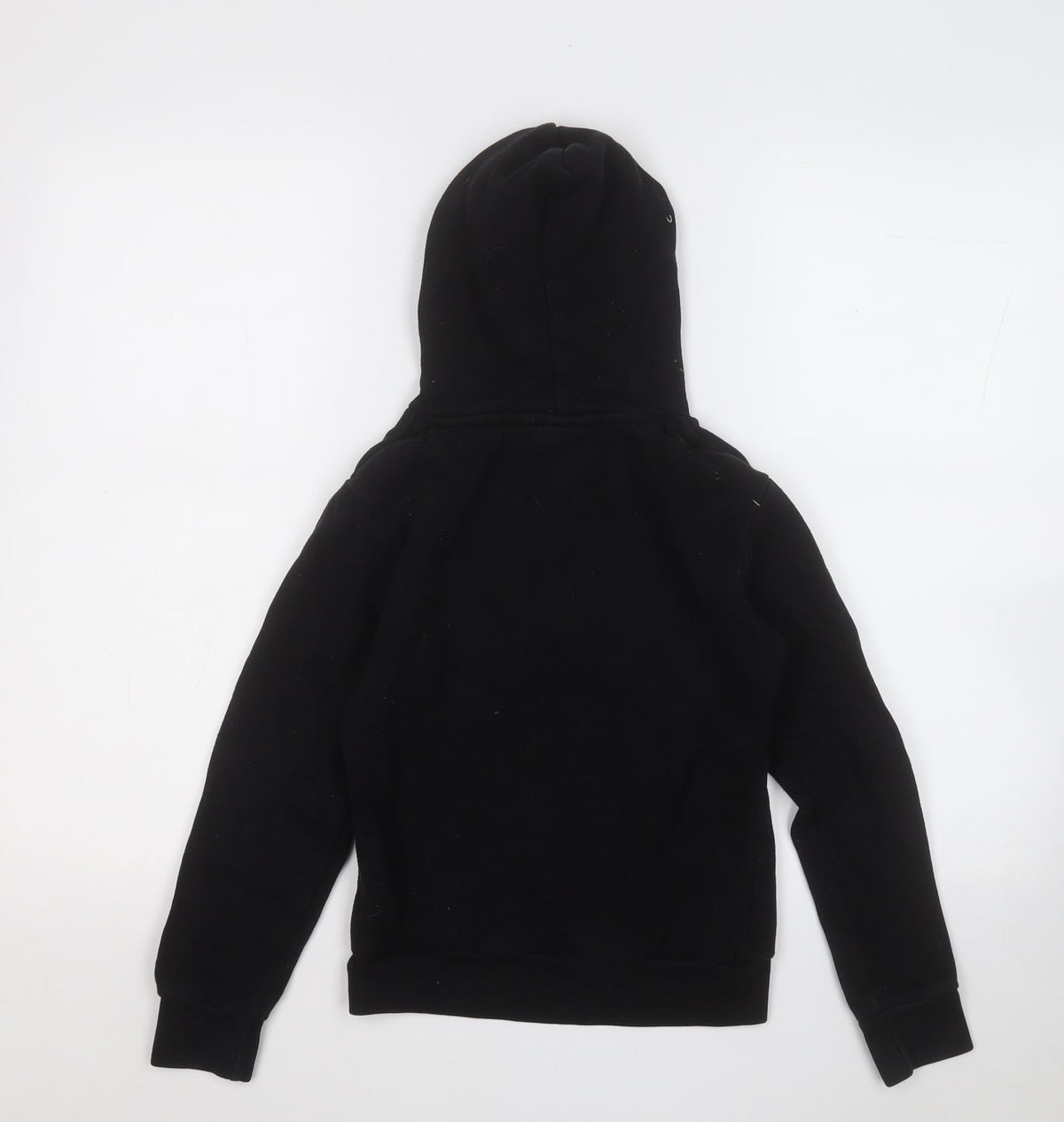 beck and hersey Girls Black  Cotton Pullover Hoodie Size 10-11 Years