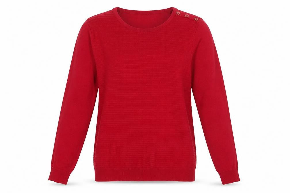 Spirit Womens Pink Round Neck Viscose Pullover Jumper Size 10
