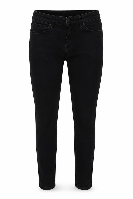 ASOS Womens Black Cotton Skinny Jeans Size 30 L29 in Regular