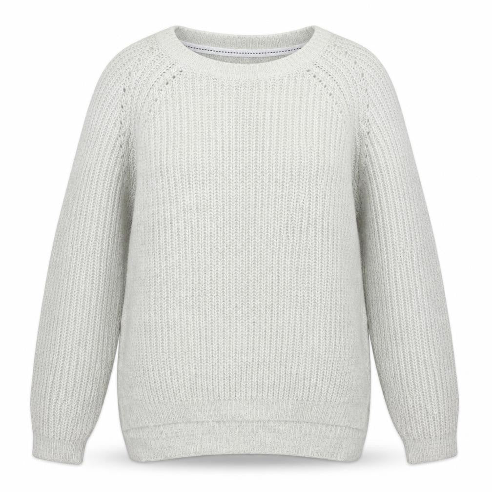 Matalan Womens Grey Crew Neck  Acrylic Pullover Jumper Size M