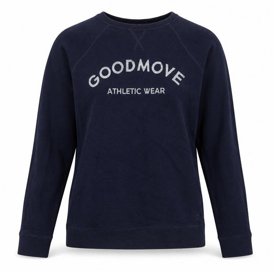 Marks and Spencer Womens Blue  Cotton Pullover Sweatshirt Size 6  Pullover - Good Move