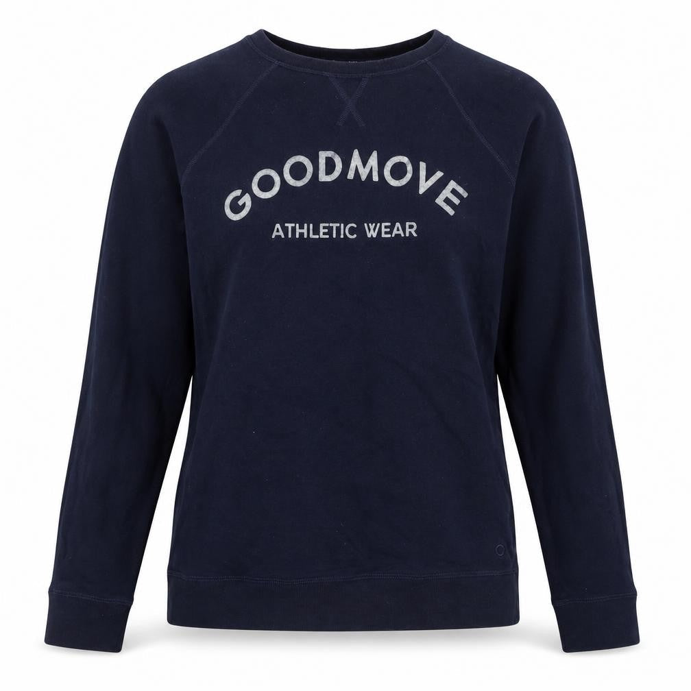 Marks & Spencer Womens Blue  Cotton Pullover Sweatshirt Size 6  Pullover - Good Move