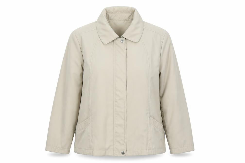 Bonmarché Womens Beige Jacket Size M Zip