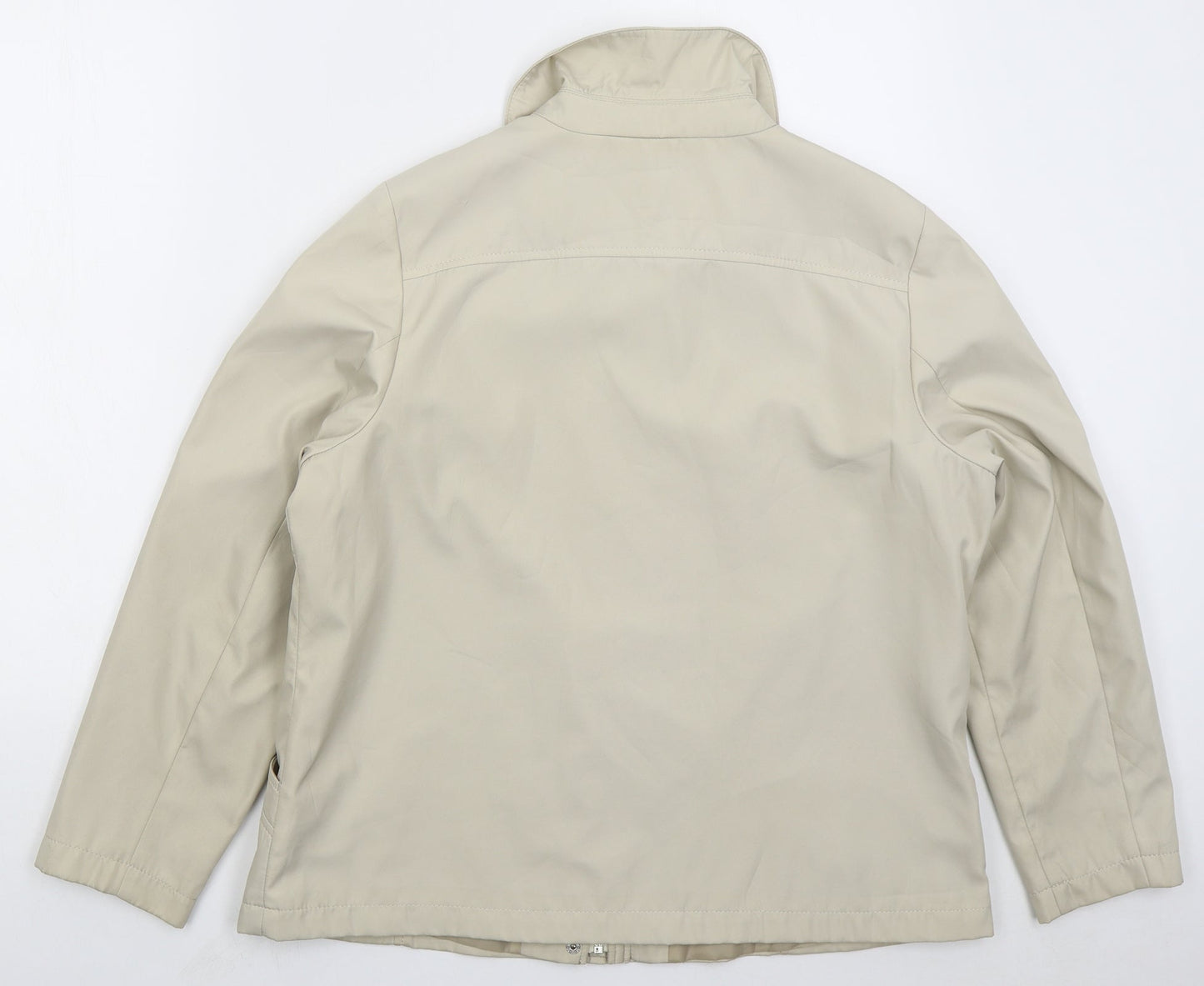Bonmarché Womens Beige Jacket Size M Zip