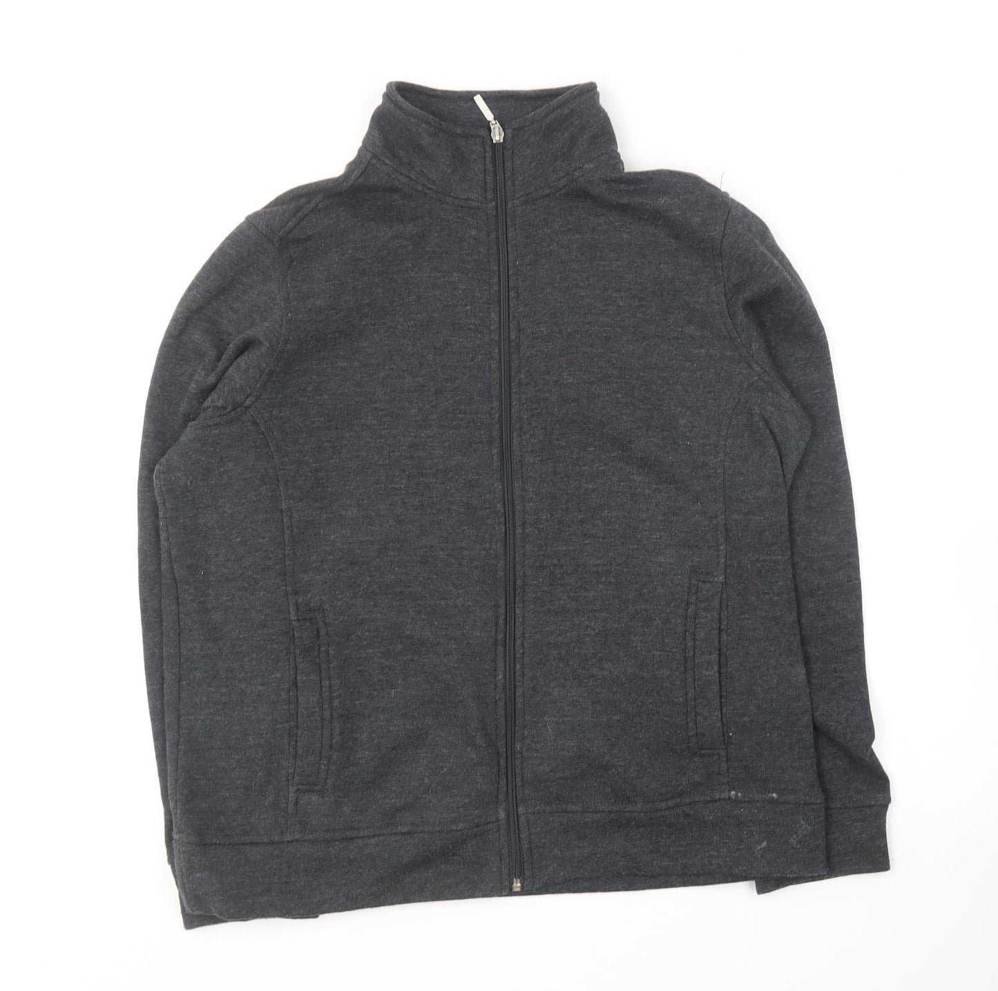Bonmarché  Womens Grey  Polyester Full Zip Sweatshirt Size S
