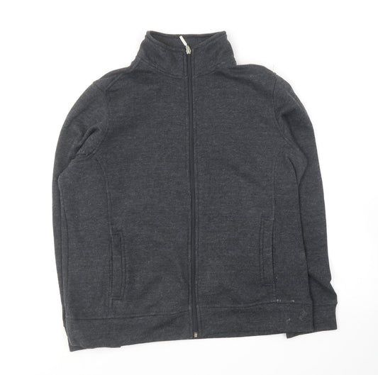 Bonmarché  Womens Grey  Polyester Full Zip Sweatshirt Size S