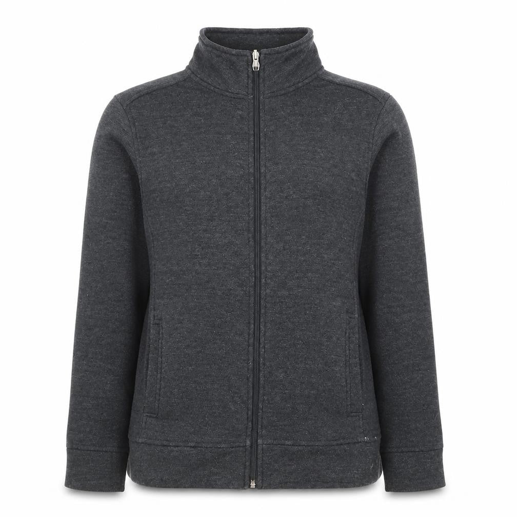 Bonmarché Womens Grey Polyester Full Zip Sweatshirt Size S