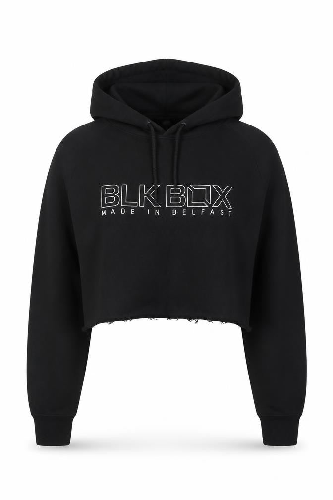 BLK Box Womens Black  Polyester Pullover Hoodie Size XL