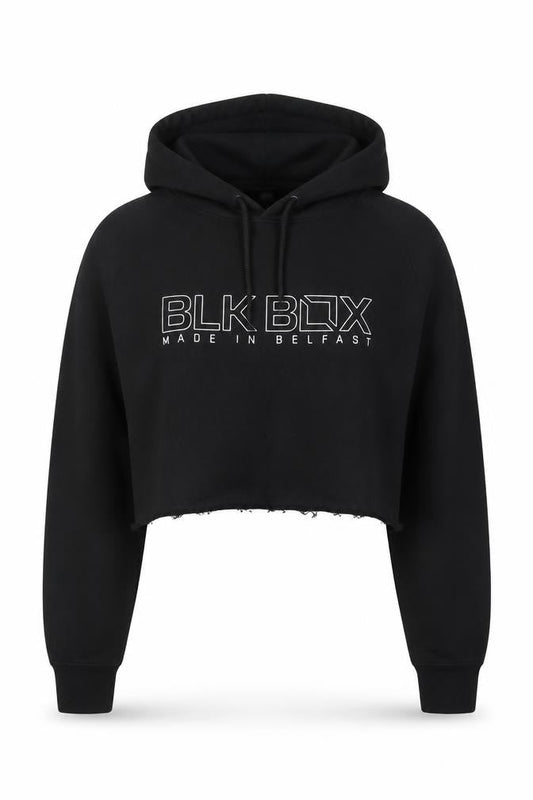 BLK Box Womens Black  Polyester Pullover Hoodie Size XL