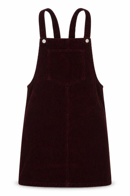 Topshop Womens Purple  Cotton Pinafore/Dungaree Dress  Size 8  Square Neck