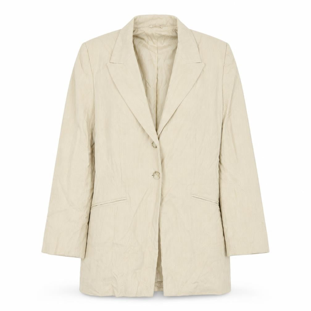 Principles Womens Beige  Polyester Jacket Suit Jacket Size 10
