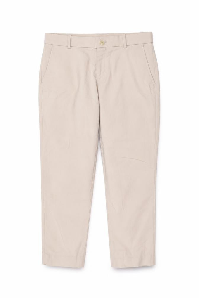 Uniqlo Womens Pink  Polyester Cropped Trousers Size 30 in L23 in Regular Zip