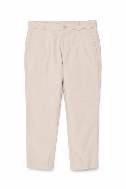 Uniqlo Womens Pink  Polyester Cropped Trousers Size 30 in L23 in Regular Zip