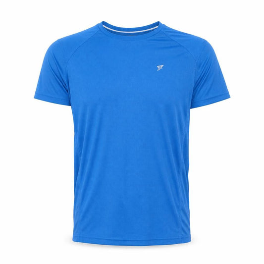 Primark Mens Blue  Polyester Basic T-Shirt Size S Round Neck Pullover