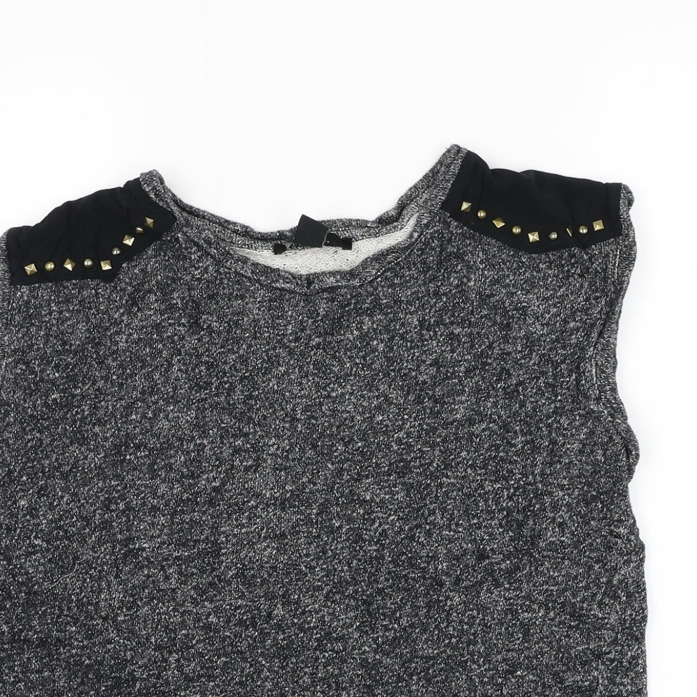 FOREVER 21 Womens Grey  Cotton Pullover Sweatshirt Size S  Pullover