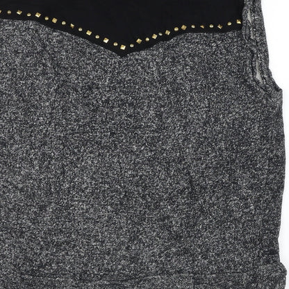 Forever 21 Womens Grey  Cotton Pullover Sweatshirt Size S  Pullover
