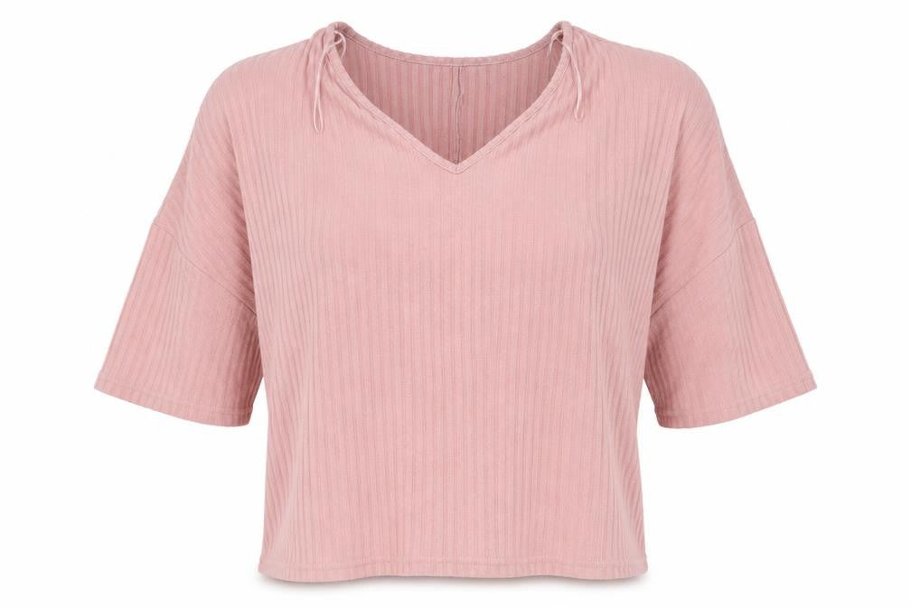 New Look Womens Pink Round Neck  Polyester Pullover Jumper Size M