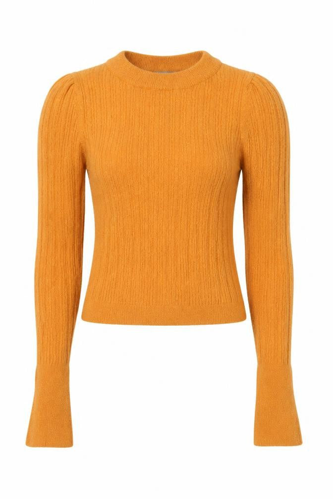 ASOS Womens Orange Round Neck  Acrylic Pullover Jumper Size 8