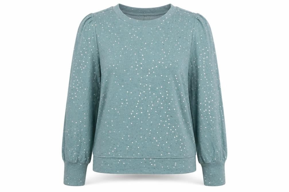 NEXT Womens Green  Viscose Pullover Sweatshirt Size 12  Pullover