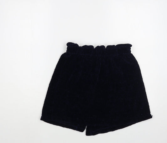 ETC Womens Blue  Polyester Mini Skirt Size L