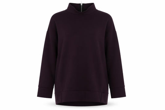 NEXT Womens Purple  Polyester Tunic Sweatshirt Size 12  Zip