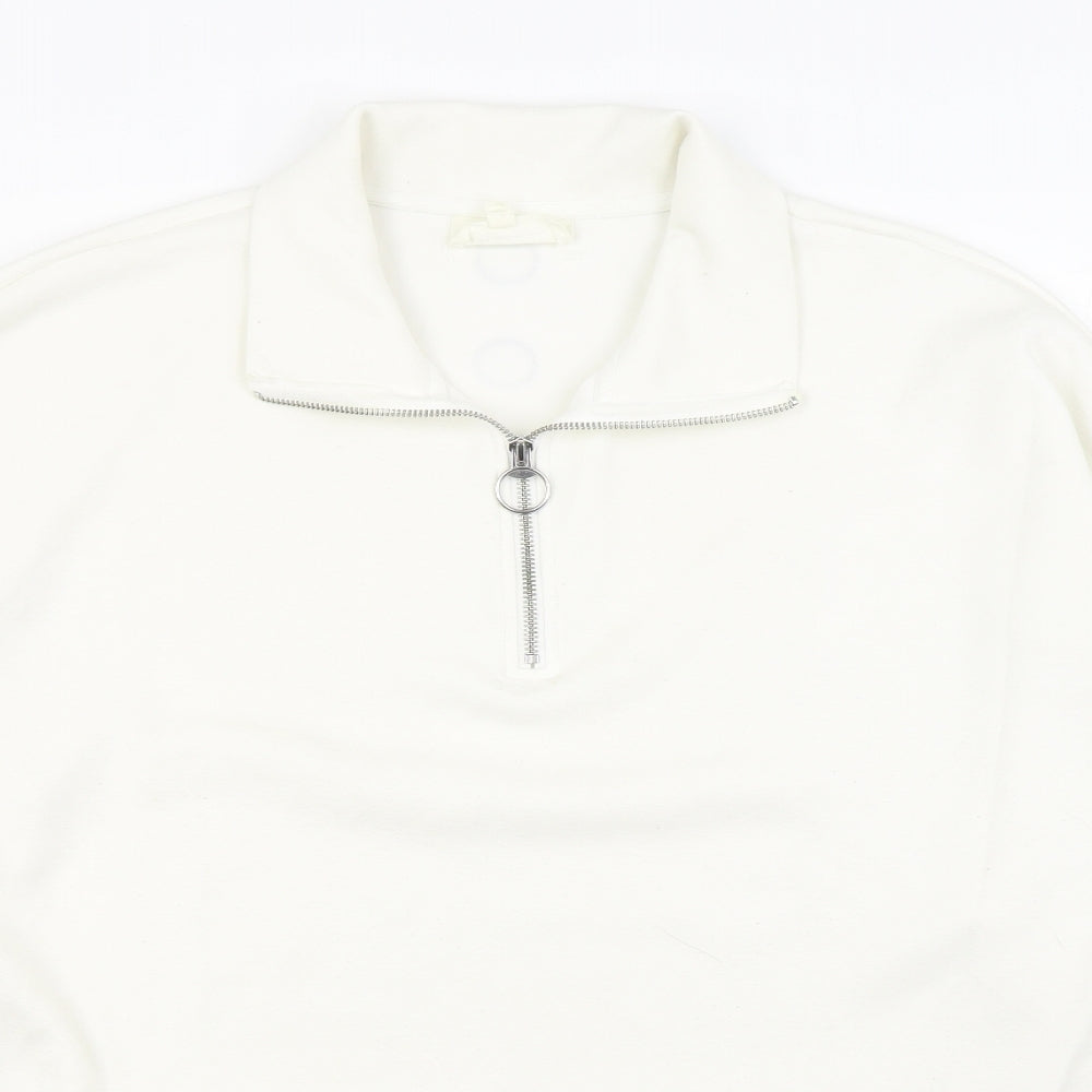 NEXT Womens White Jacket Size L Zip