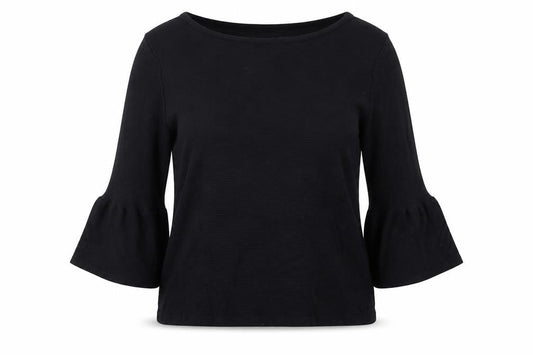 Tu Womens Black Crew Neck Viscose Pullover Jumper Size 12