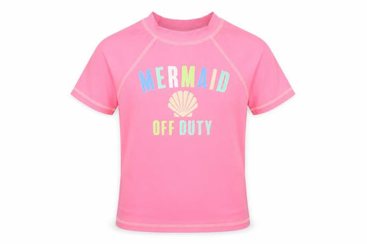 Dunnes Girls Pink Polyester Pullover T-Shirt Size 5 Years Crew Neck Pullover - Beach Swim