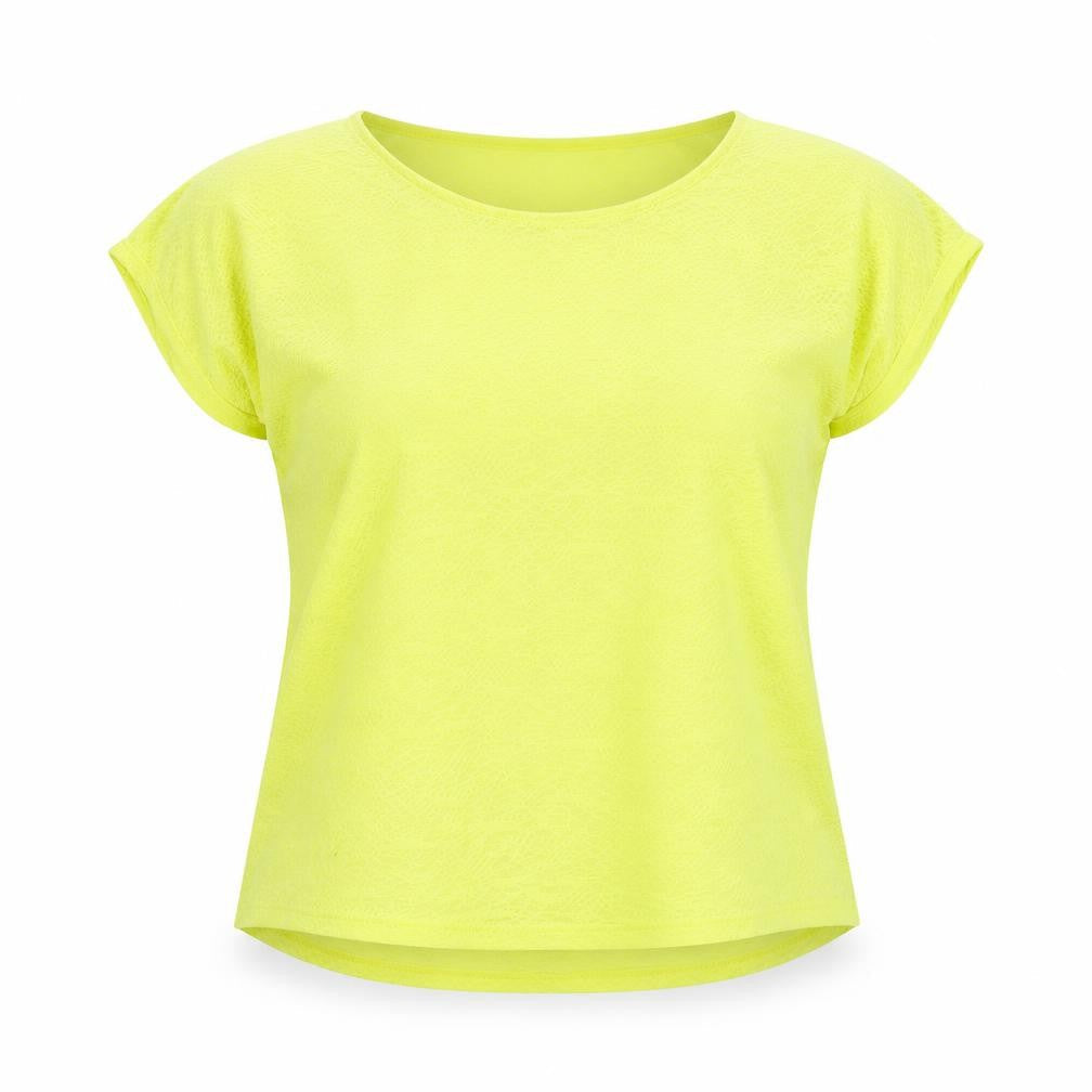 Dunnes Stores Womens Yellow Polyester Basic Blouse Size 18 Boat Neck