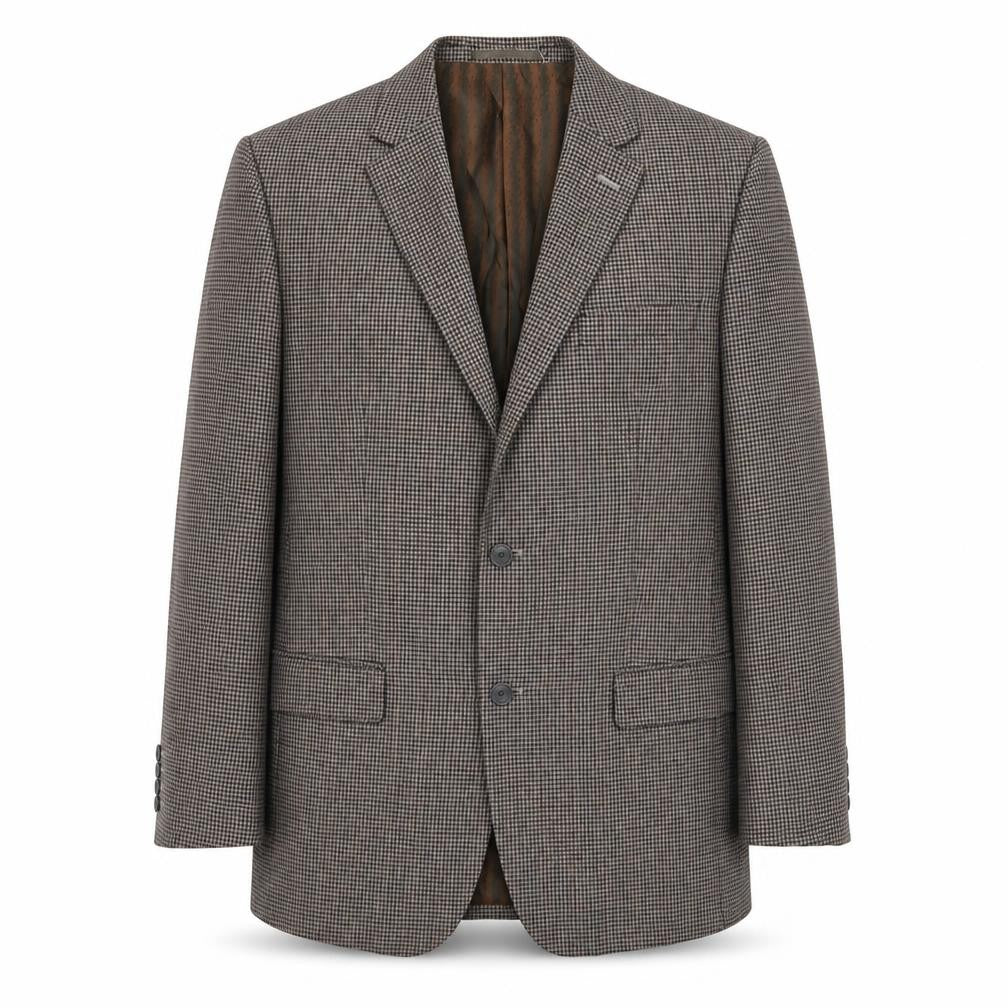 Skopes Mens Multicoloured Check Polyester Jacket Suit Jacket Size 40