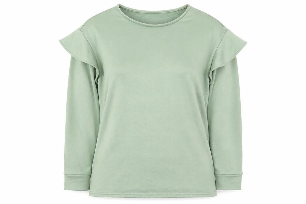 Evans Womens Green Polyester Pullover Sweatshirt Size 14