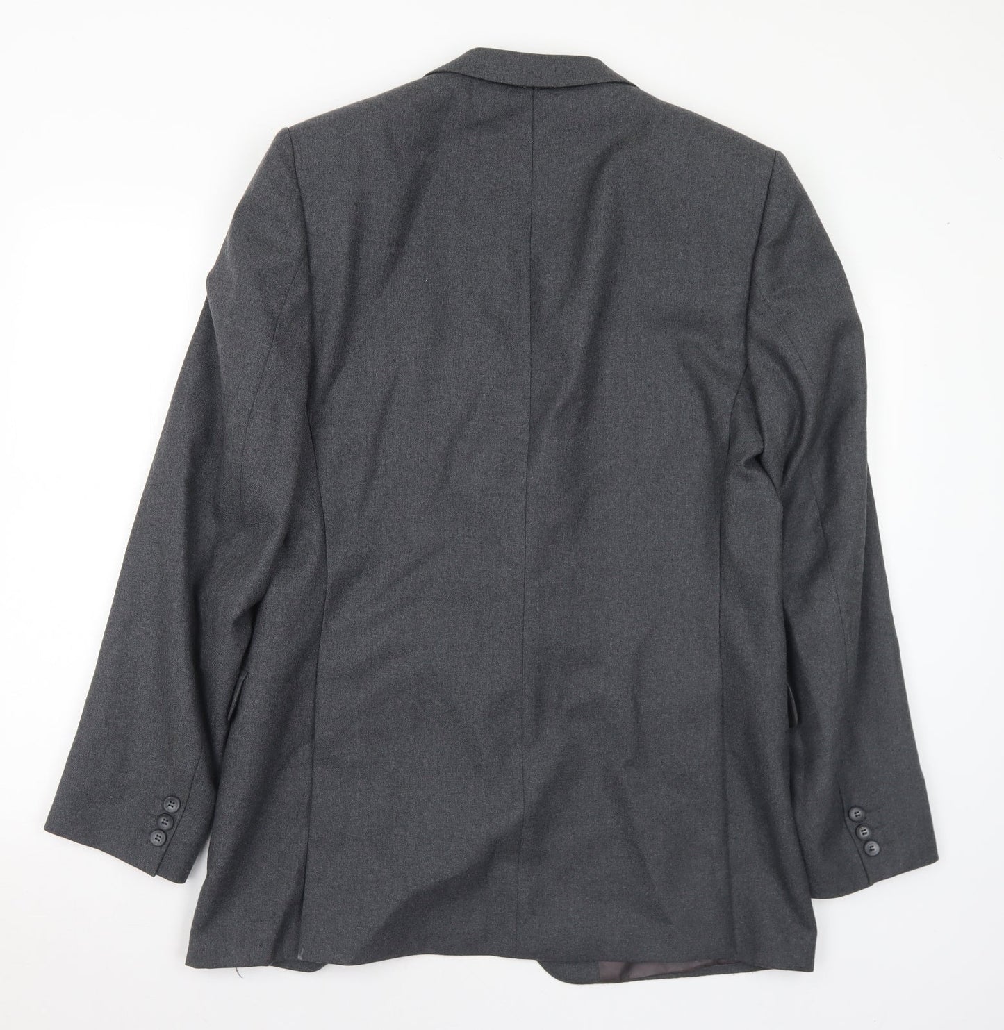 Rex Trueform Mens Grey Wool Jacket Suit Jacket Size 42