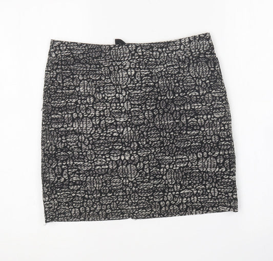 NEXT Womens Black Polyester Mini Skirt Size 6