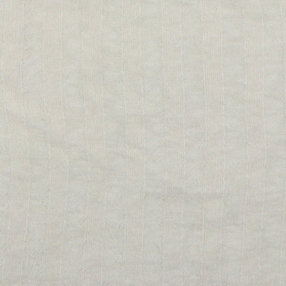 Tu Womens White Crew Neck Nylon Pullover Jumper Size 20